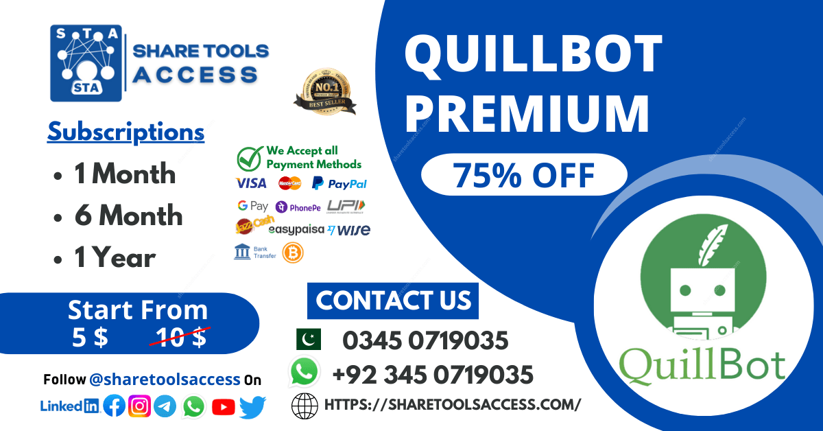 QuillBot - Share Tools Access
